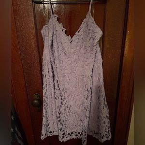 Rue21+ Lavender Crochet Lace Sundress